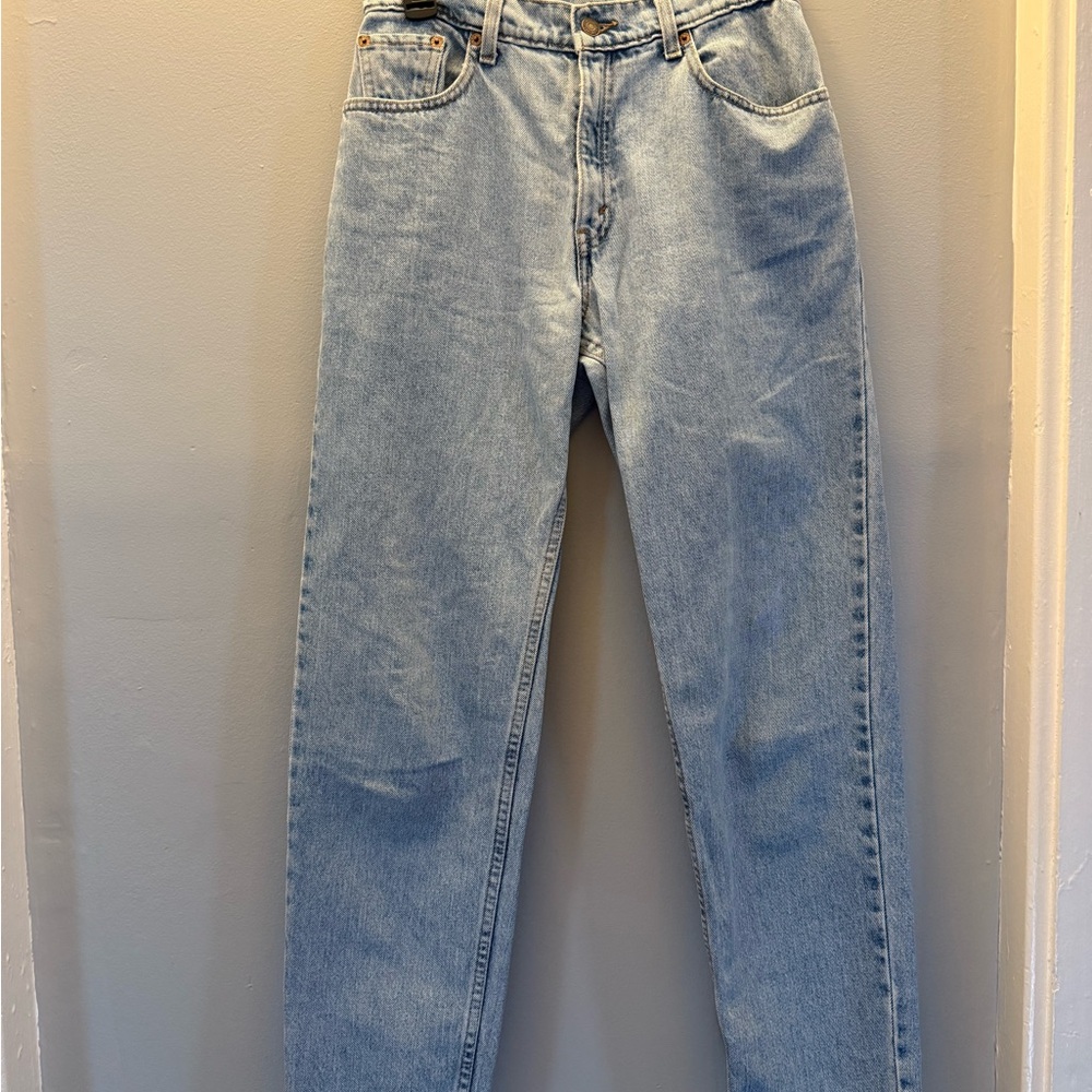 Vintage “Mom Jeans” Levi's Light Blue Tapered Leg Jeans